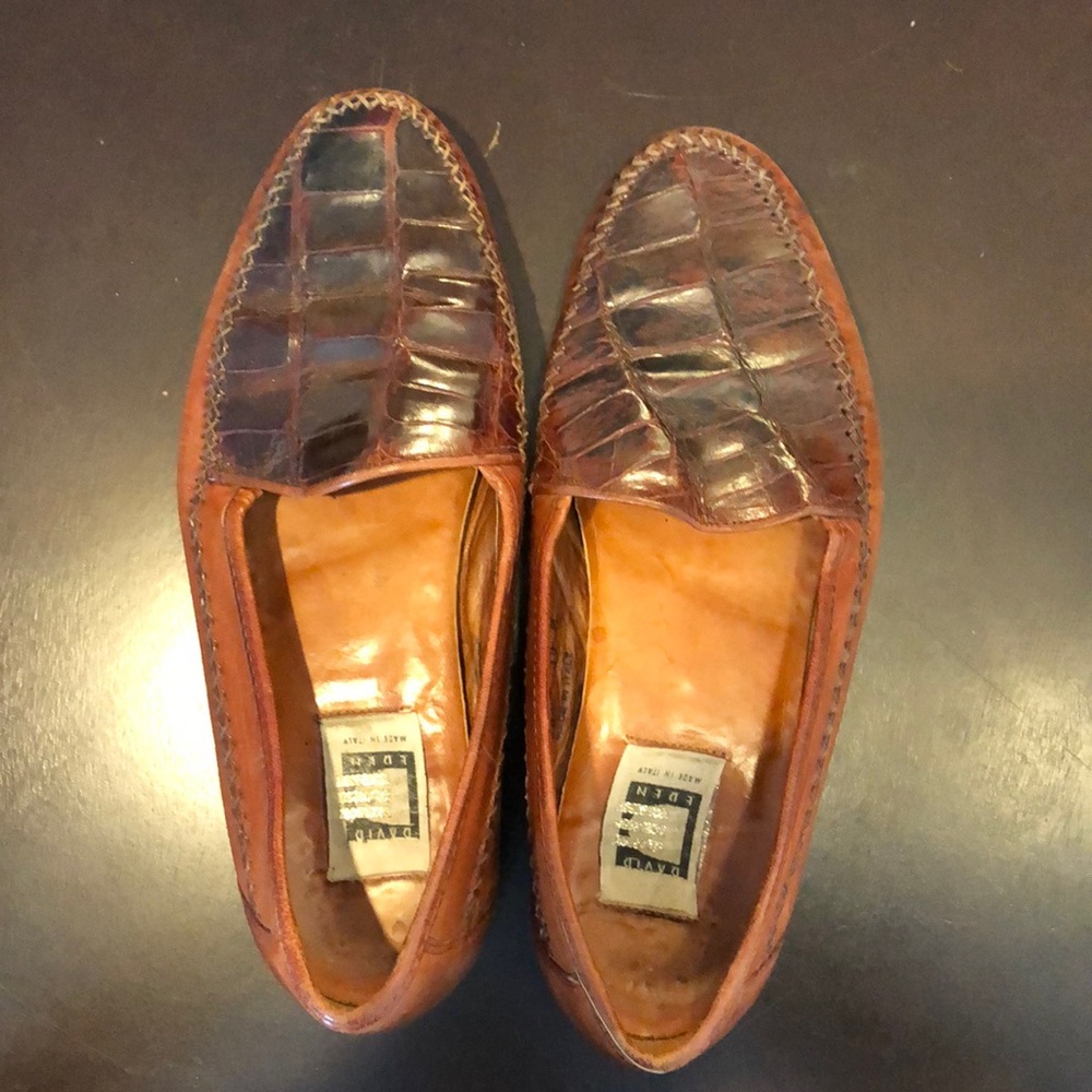 David Eden Alligator loafers